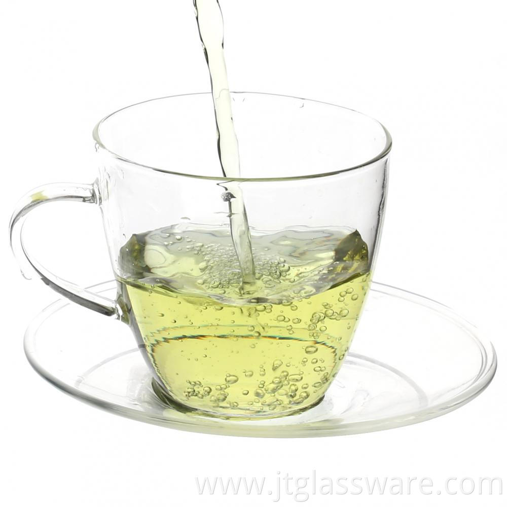 glass tea cup set